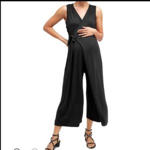 Nom Maternity Black Jumpsuit